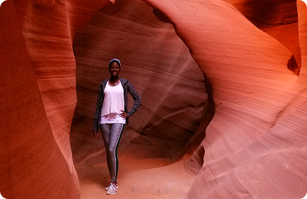 Teammates celebrating onsite