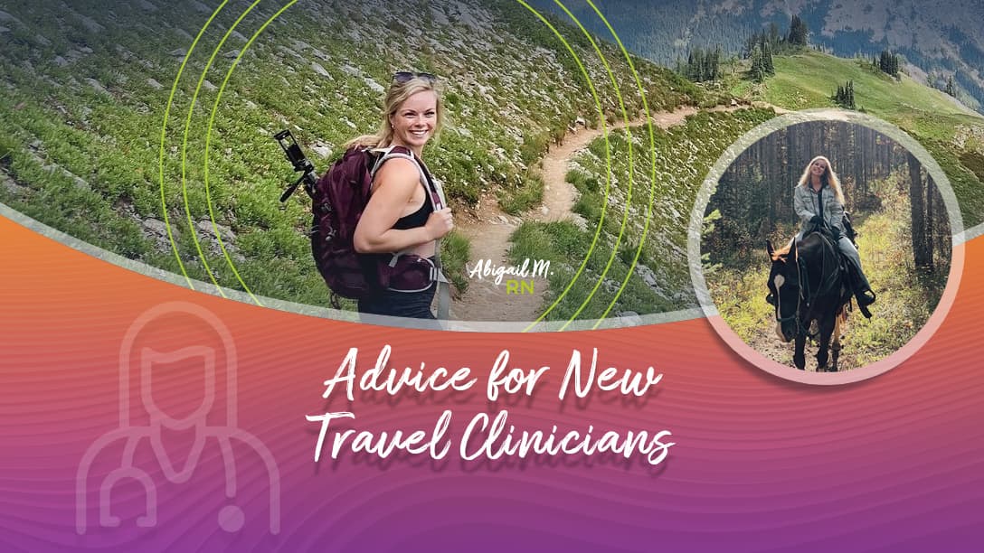 Young girl hiking on a trail