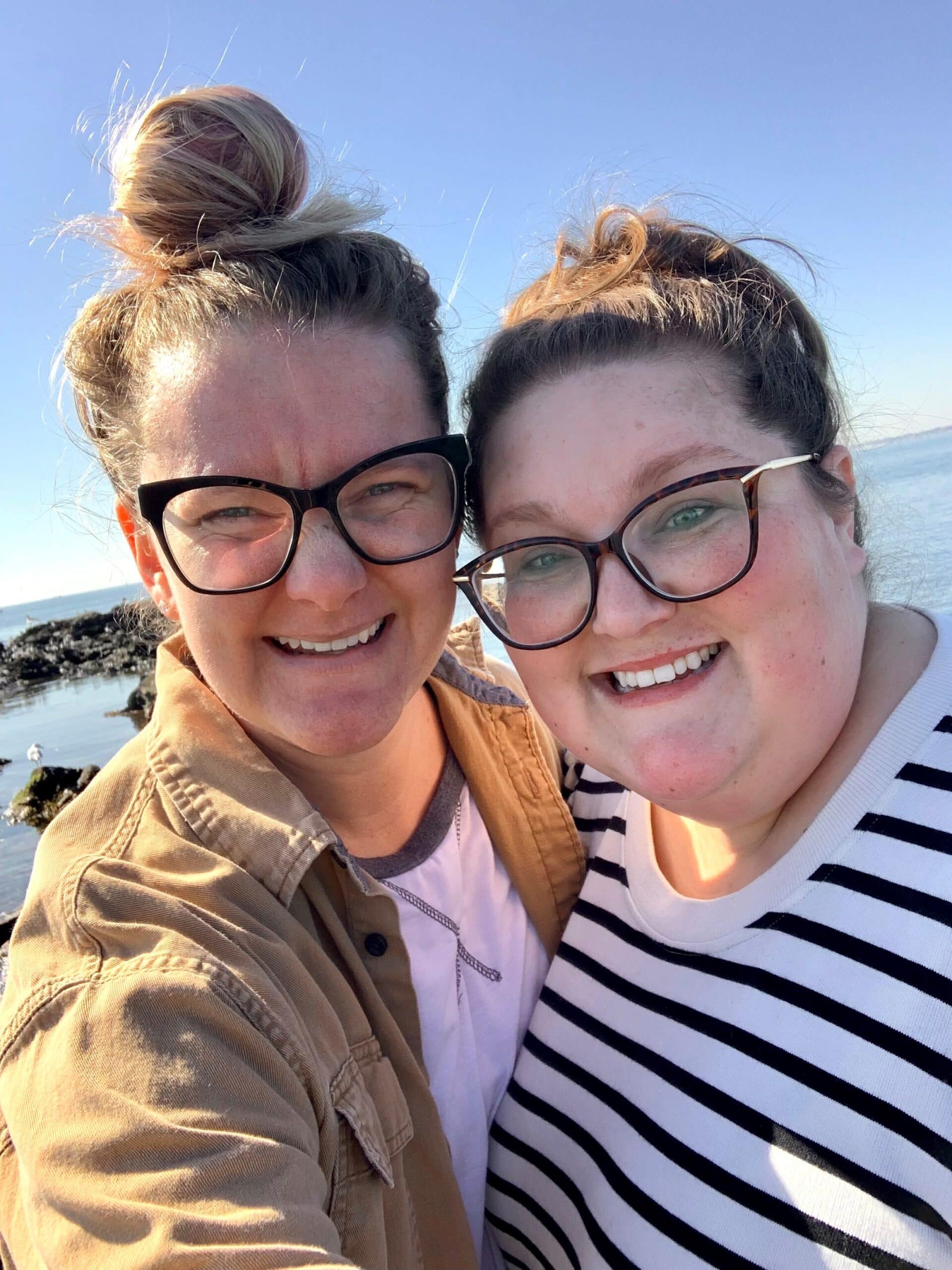 Brenda Keen with friend