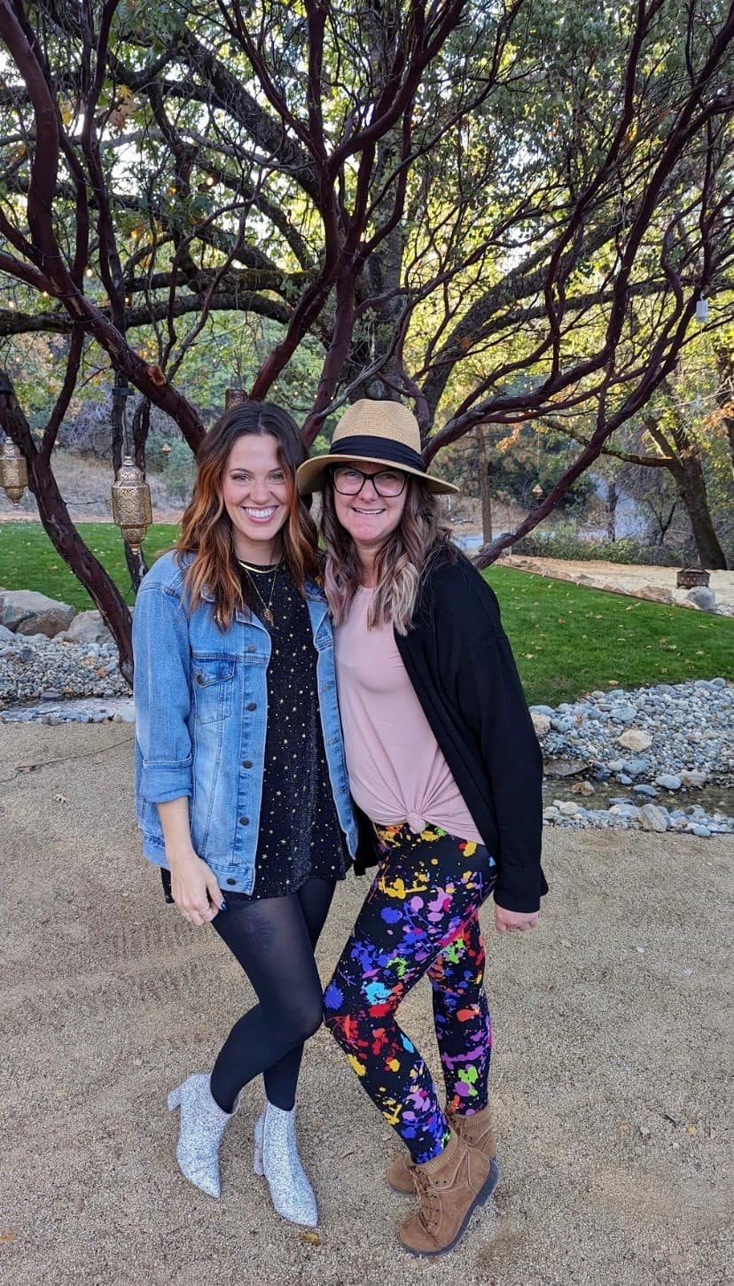 Brenda Keen with friend