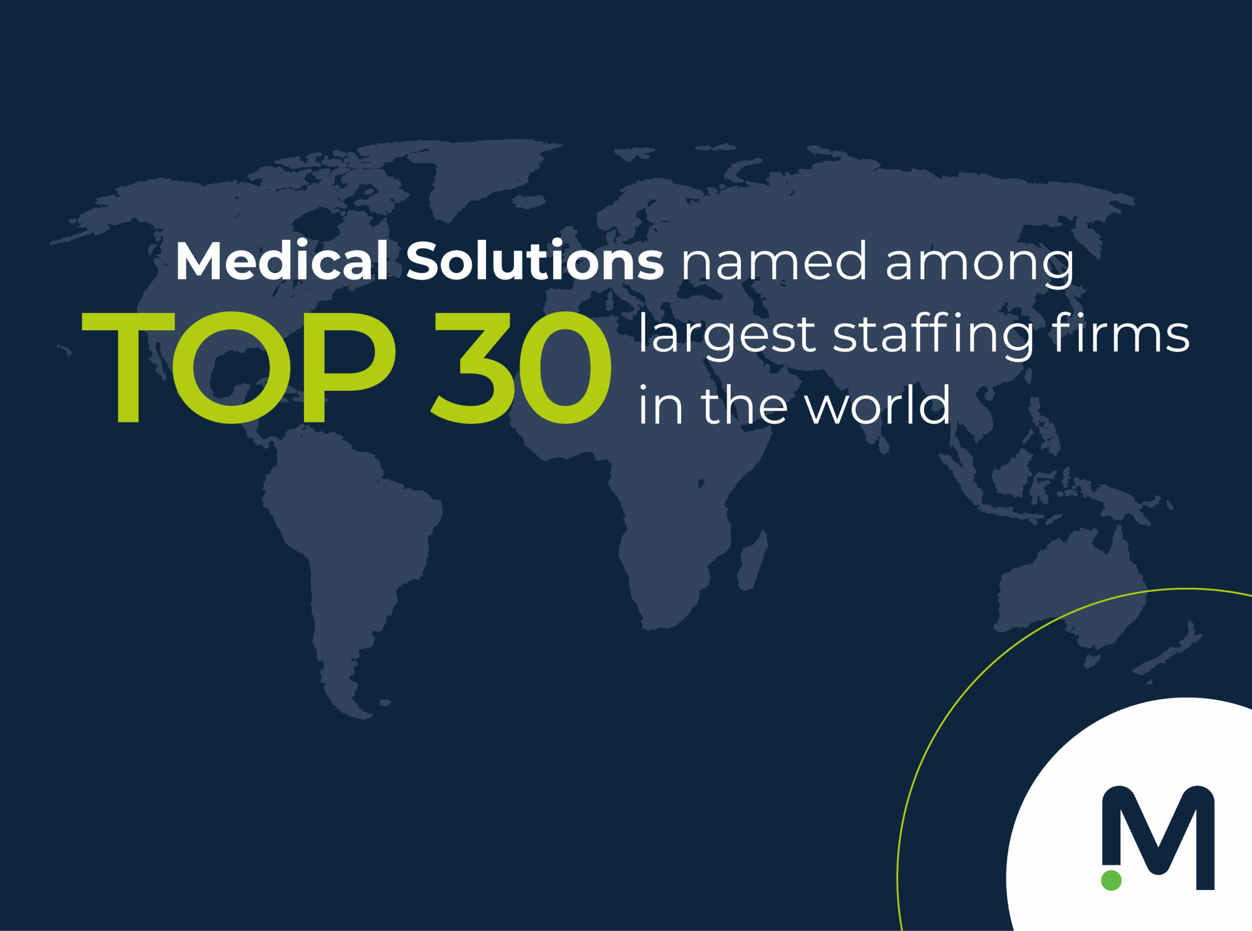 Top 30 Largest Staffing Firms Globally | Medical Solutions
