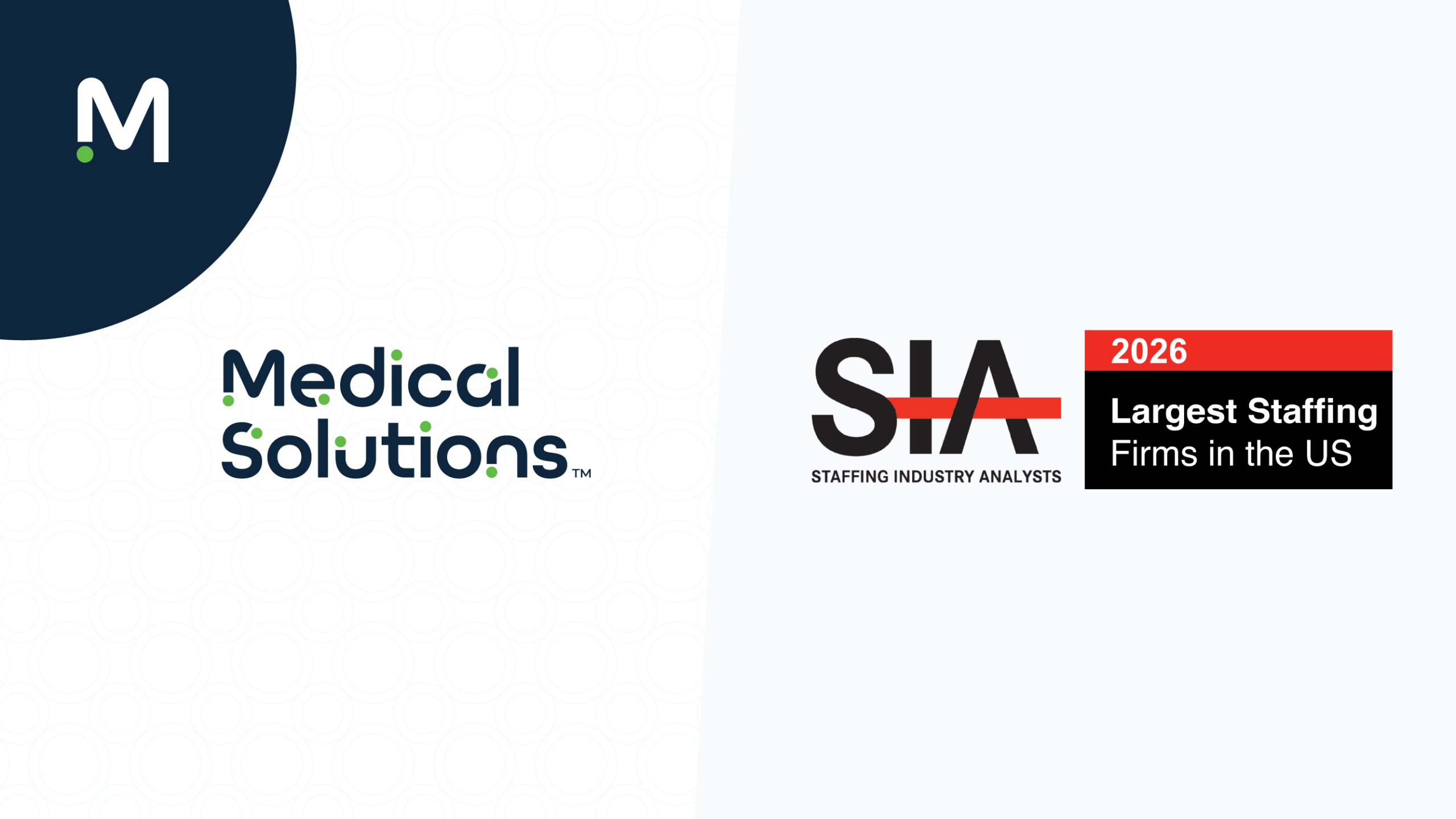 SIA Largest Staffing Firms | Medical Solutions